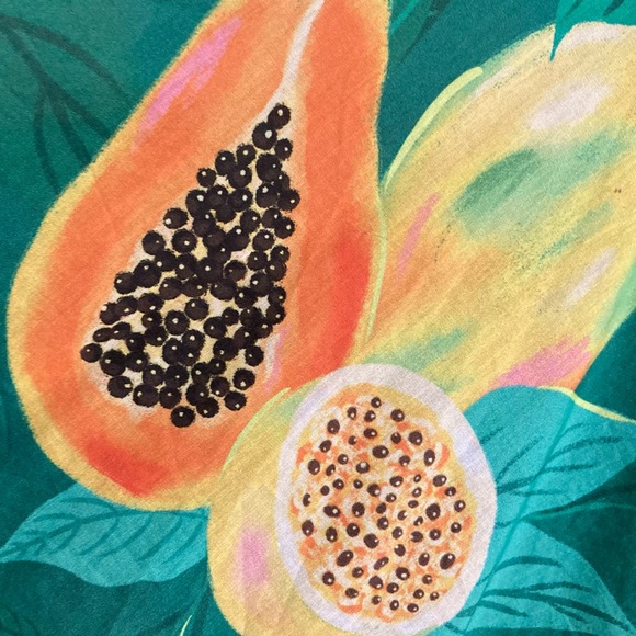 FARM Rio Mixed Prints Layered Mini Dress Ruffles Floral Tropical Green Size XL - Picture 11 of 16